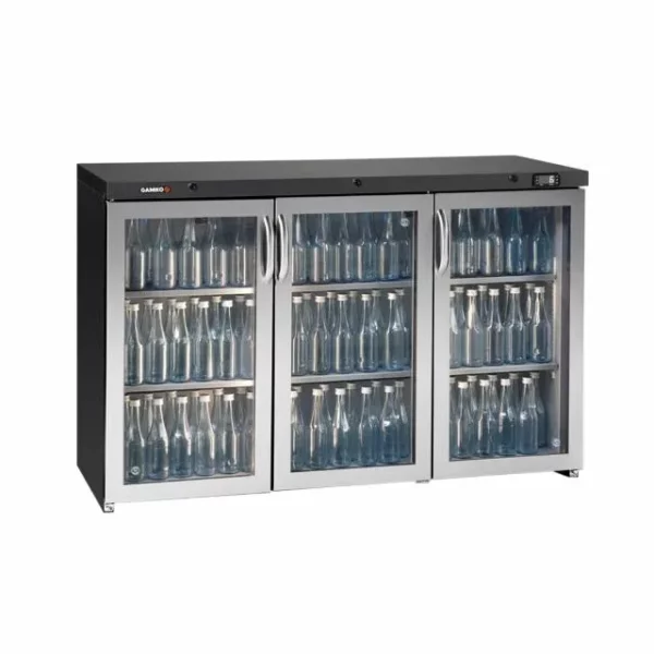 VITRINE MAXIGLASS NOVERTA, 315L, ENCAD. PTES INOX